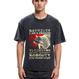 Tokyosol I M A Dragon And This Dumpster Is My Mountain Of Gold Washed T Shirt