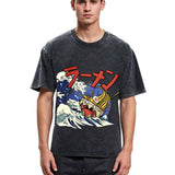 Tokyosol Ramen Seas Wave Washed T Shirt