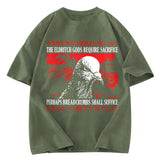 Tokyosol Eldritch Gods Pigeon Vintage Washed T Shirt