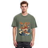 Tokyosol The Great Wave Ramen Yokai Washed T Shirt