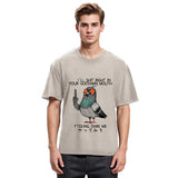 Tokyosol Angry Pigeon Washed T Shirt