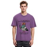 Tokyosol Angry Pigeon Washed T Shirt