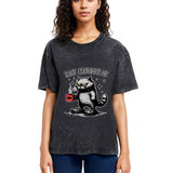 Tokyosol Rage Consumes Me Cat Washed T Shirt
