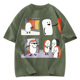 Tokyosol Sushi At The Party Washed T Shirt