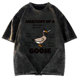 Tokyosol Anatomy Of A Goose Washed T Shirt