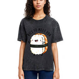 Tokyosol Greetings From Sushi Washed T Shirt