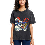 Tokyosol Ramen Seas Wave Washed T Shirt