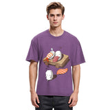 Tokyosol Funny Sleep Walking Nigiri Sushi Washed T Shirt
