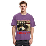 Tokyosol Society Raccoon Washed T Shirt