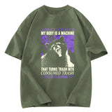 Tokyosol My Body Is A Machine Washed T Shirt