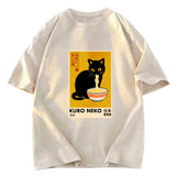 Tokyosol Kuro Neko Ramen Washed T-Shirt