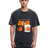 Tokyosol Sushi Is Selecting Backpacks Washed T Shirt