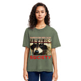 Tokyosol Society Raccoon Washed T Shirt