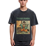 Tokyosol Trash Panda Traditional Japanese Meme Washed T Shirt