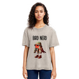 Tokyosol Funny Bird Nerd Washed T Shirt