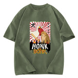 Tokyosol Honk Vs Bonk Meme Washed T Shirt