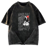 Tokyosol Christmas Bin Chicken Washed T Shirt