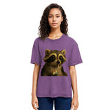Tokyosol Smoking Raccon Washed T Shirt