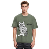 Tokyosol Who Whom Judging Owl Washed T Shirt