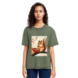 Tokyosol Squirrel Eating Ramen Washed T Shirt