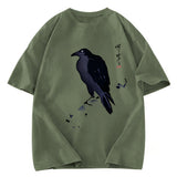 Tokyosol Japanese Kyosai Crow Washed T Shirt