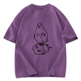 Tokyosol Life Is A Burden Washed T Shirt