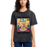 Tokyosol More Spaghetti Less Upsetti Capybara Washed T-Shirt