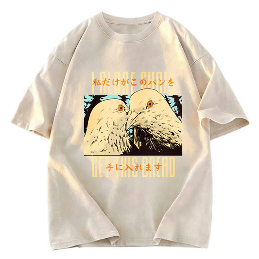 Tokyosol Get This Bread Pigeon Washed T Shirt