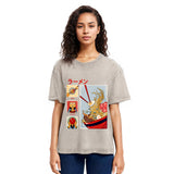 Tokyosol Making Ramen Steps To Cats Washed T-Shirt