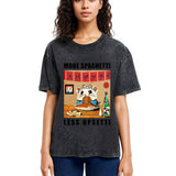 Tokyosol More Spaghetti Less Upsetti Hamster Washed T Shirt