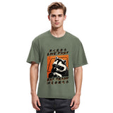 Tokyosol Raccoon Live Fast Eat Trash Washed T Shirt