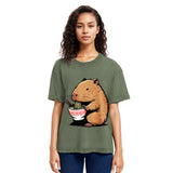 Tokyosol Ramen Lover Capybara Washed T Shirt