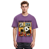 Tokyosol More Ramen Less Drama Panda Washed T-Shirt