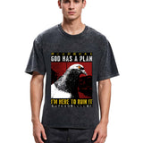 Tokyosol Pigeons That Want To Break The Plan Washed T Shirt