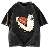 Tokyosol Alpaca Sushi Washed T Shirt