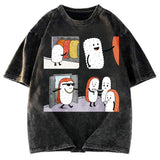 Tokyosol Sushi At The Party Washed T Shirt