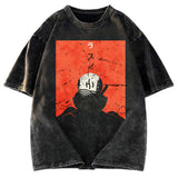 Tokyosol Vintage Japanese Anime Ramen Washed T Shirt