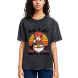 Tokyosol Just A Boy Who Loves Anime And Ramen Washed T Shirt