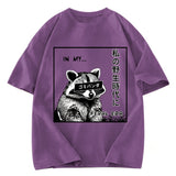 Tokyosol Japanese Wild Raccoon Washed T Shirt