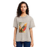 Tokyosol Golden Pheasant In The Snow Washed T Shirt