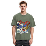 Tokyosol Ramen Seas Wave Washed T Shirt
