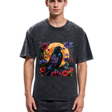 Tokyosol Mandala Crow Washed T Shirt