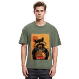 Tokyosol Ramen Obsessed Raccoon Washed T Shirt