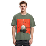 Tokyosol Vintage Japanese Anime Ramen Washed T Shirt