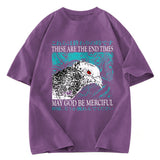 Tokyosol End Times Pigeon Vintage Washed T Shirt