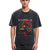 Tokyosol Kawaii Christmas Goose Washed T Shirt