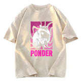 Tokyosol Ponder Raccoon Washed T Shirt