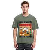 Tokyosol More Spaghetti Less Upsetti Hamster Washed T Shirt