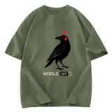 Tokyosol Crow S Music World Washed T Shirt
