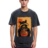Tokyosol Ramen Obsessed Raccoon Washed T Shirt